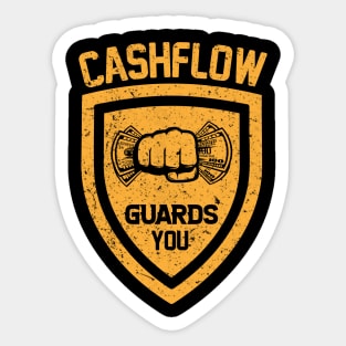 Cashflow Guards You Sticker